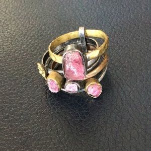 Artisan Pink Tourmaline Ring